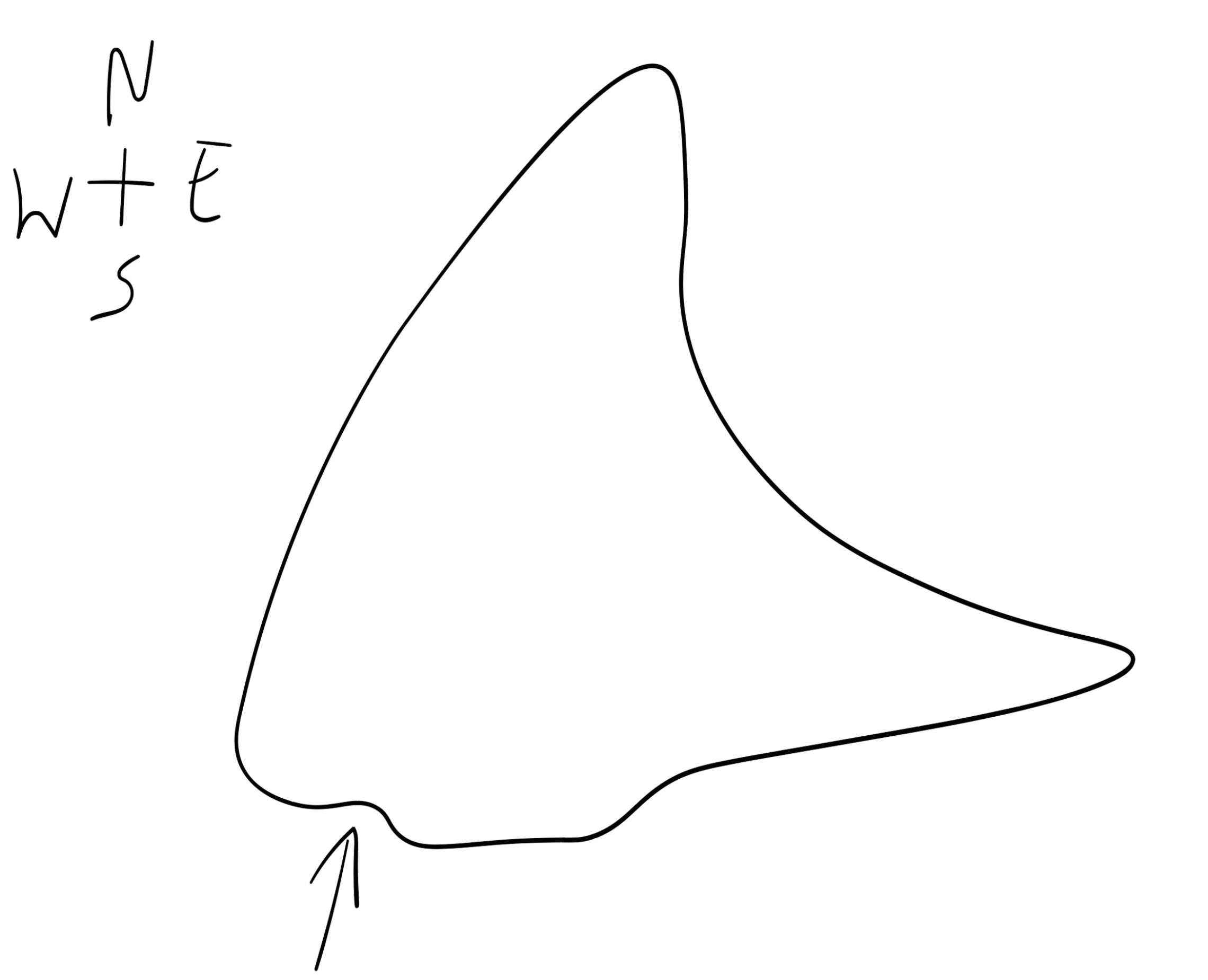 a quick map of where the footprints were